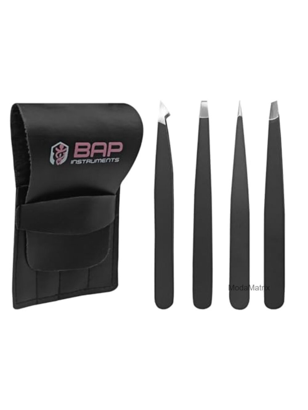 4PCS Precision Tweezers Set for Eyebrows Facial Hair Removal
